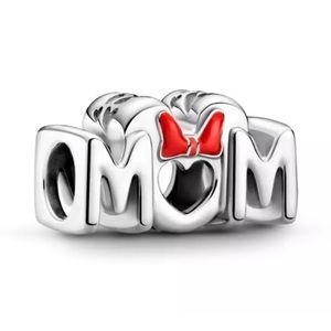 Disney Minnie Mouse Bow & Mum Charm - Not Pandora